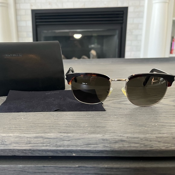 Saint Laurent Aviator Sunglasses - Picture 1 of 3